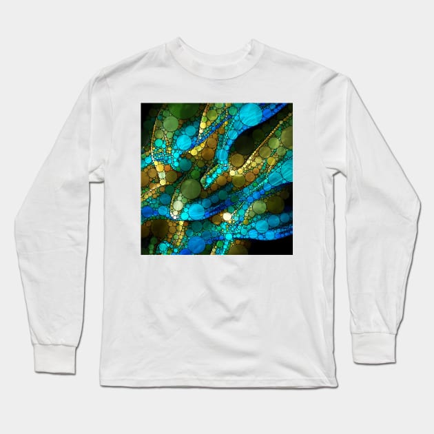 Peacock Impressions Long Sleeve T-Shirt by DANAROPER